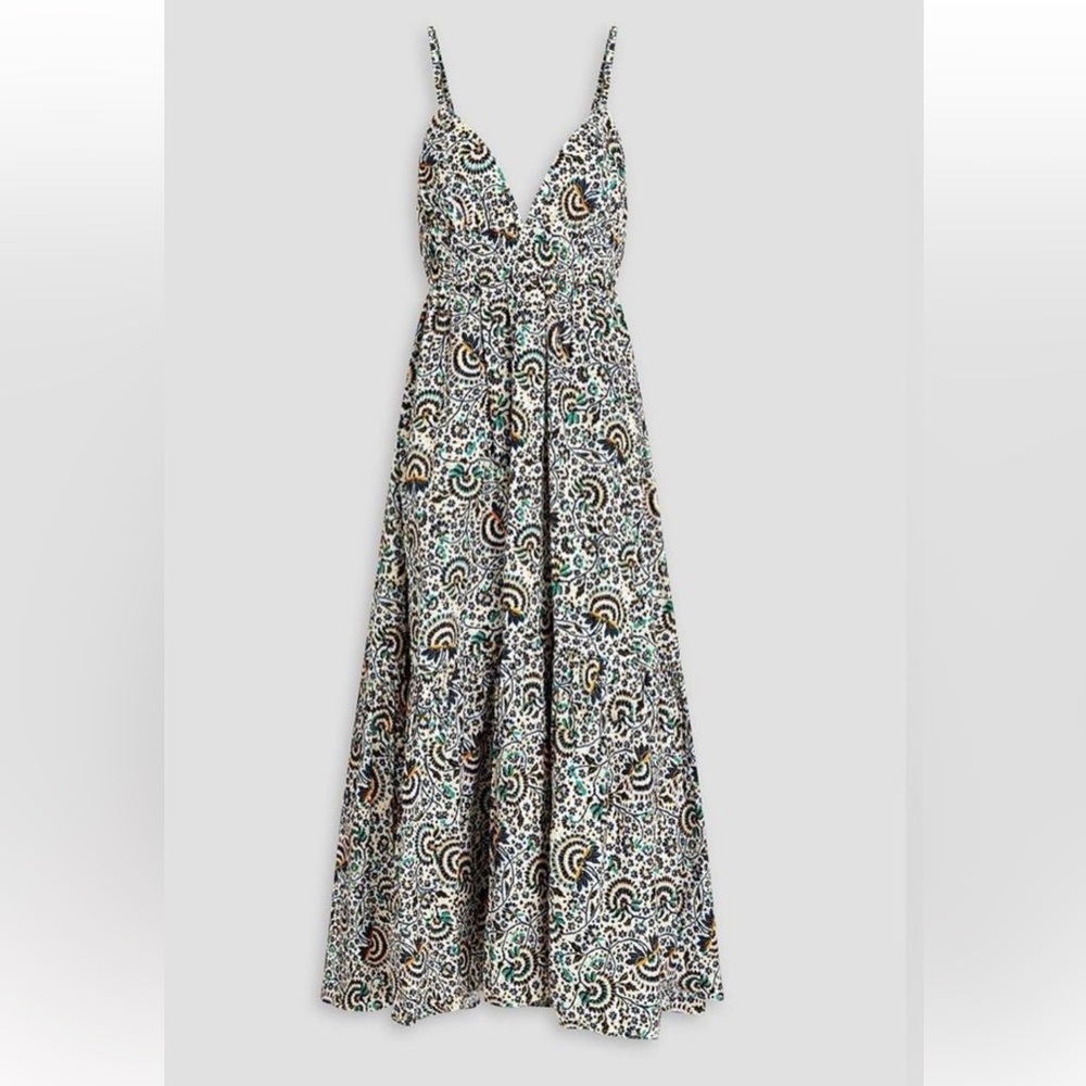 A.L.C. Multicolor Patterned Maxi Dress